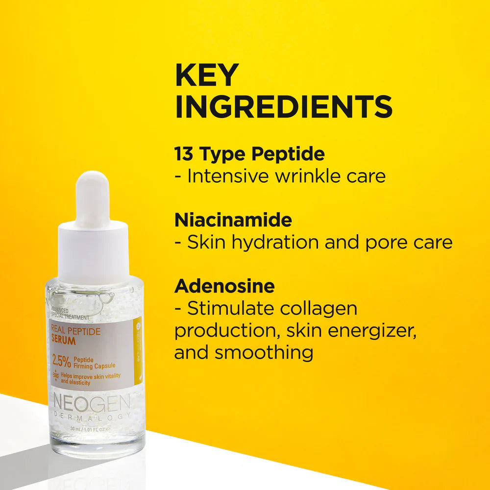 NEOGEN Dermalogy Real Peptide Serum 30ml - DODOSKIN