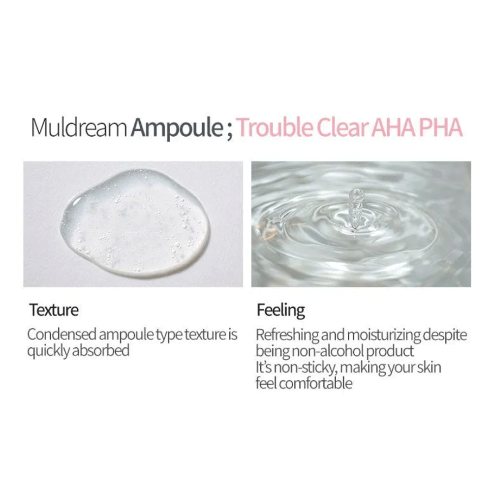 Muldream Trouble Clear AHA PHA Ampoule 55ml