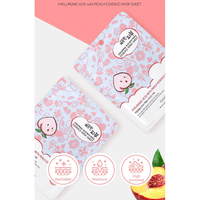 (NEWA) esfolio Hyaluronic Acid With Peach Essence Mask Sheet 25ml * 10pcs - DODOSKIN