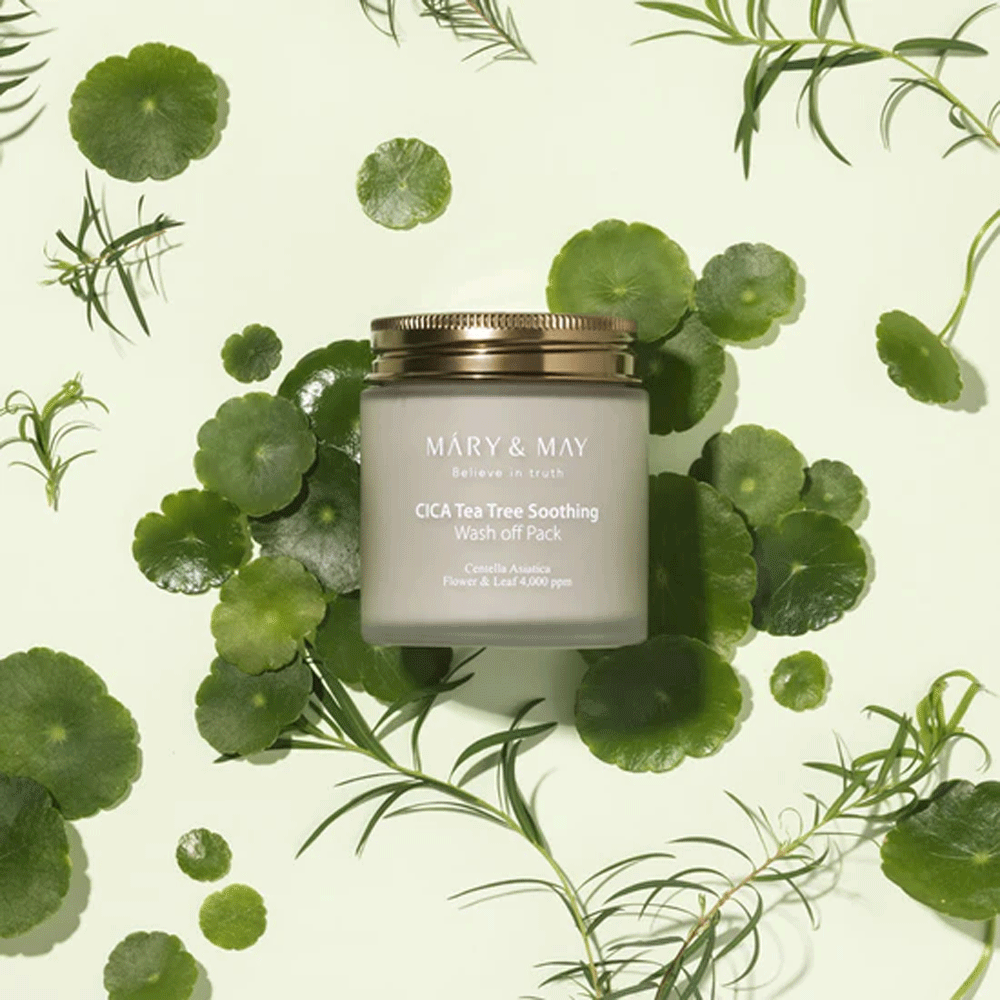 Mary&May CICA TeaTree Soothing Wash off Pack 125g - DODOSKIN