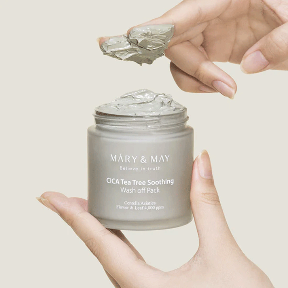 Mary&May CICA TeaTree Soothing Wash off Pack 125g - DODOSKIN