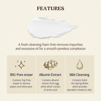(Mhark) SKINFOOD Egg White Perfect Pore Cleansing Foam 150ml - DODOSKIN