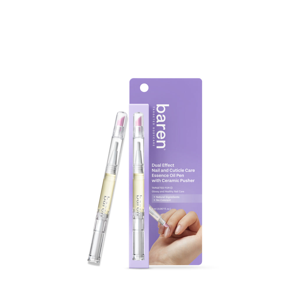 baren Dual Effect Nail and Cuticle Care Essence Oil Pen with Ceramic Pusher