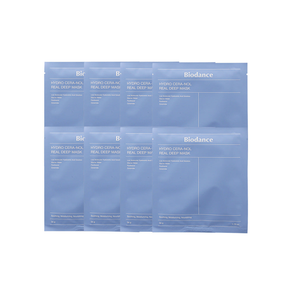 Biodance Hydro Cera-Nol Real Deep Mask Sheet 34g 4ea (1BOX)