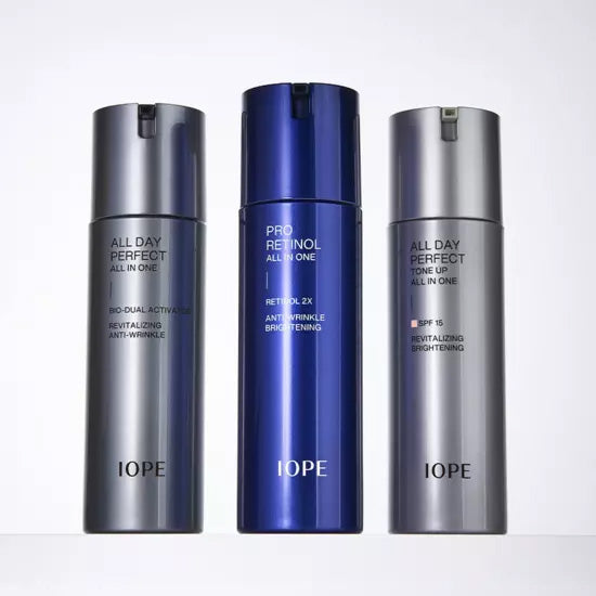 IOPE Men Pro Retinol All In One 120ml+Cleansing Foam - DODOSKIN