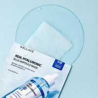 WELLAGE Real Hyaluronic Blue Ampoule Mask 0.27ml * 5ea
