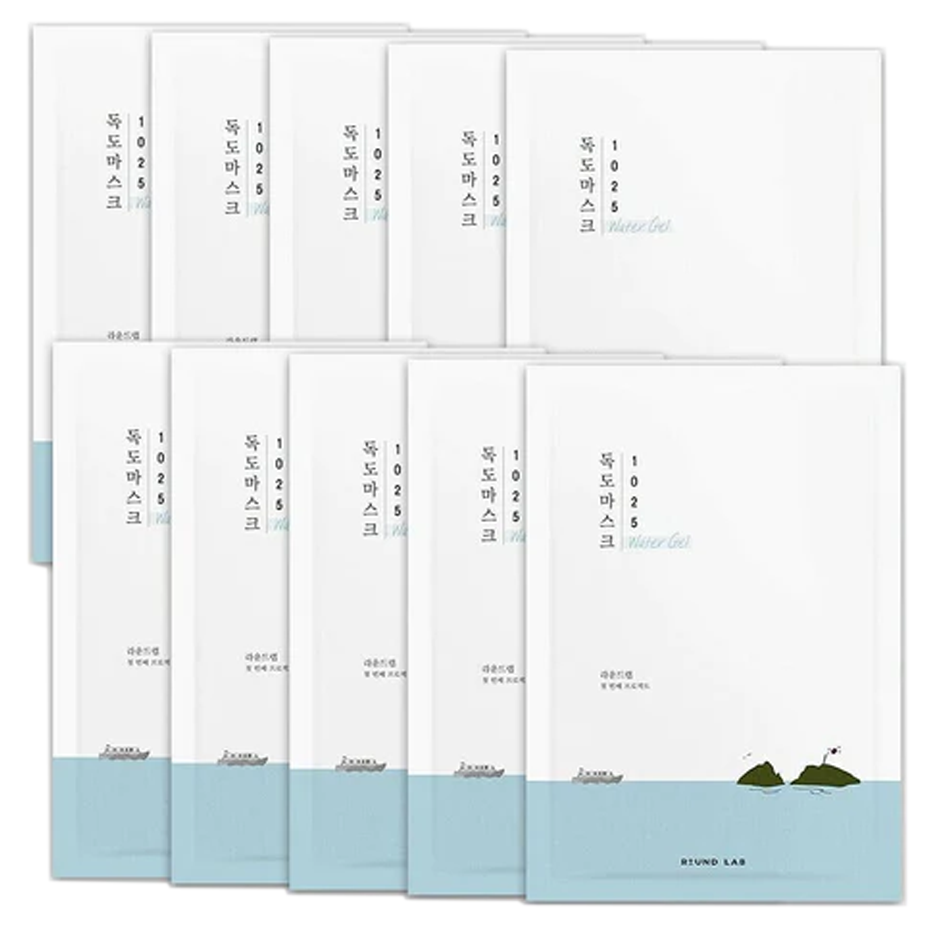 ROUND LAB Dokdo Hydrating Water Gel Mask 10ea