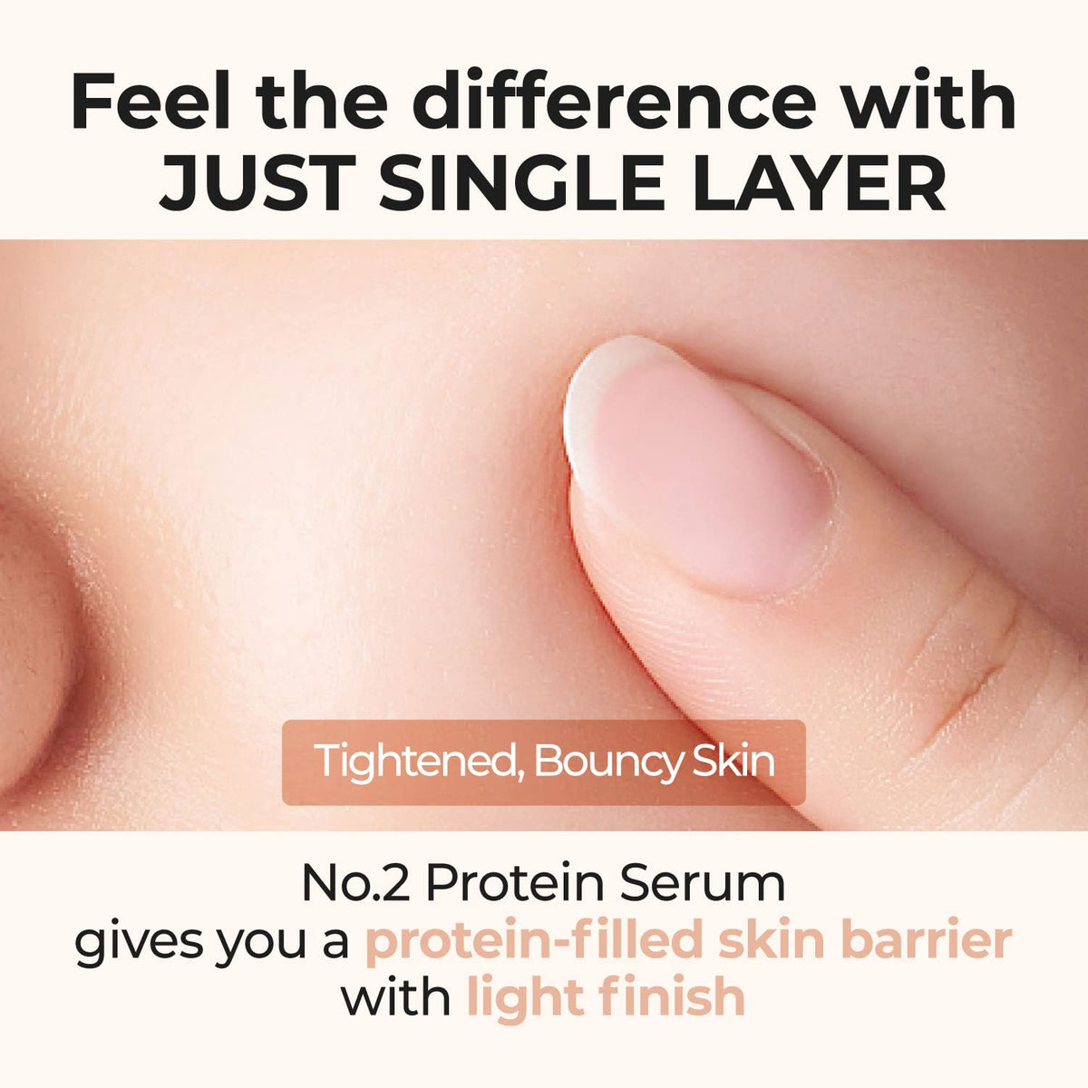 numbuzin No.2 Protein 43% Creamy Serum 50ml