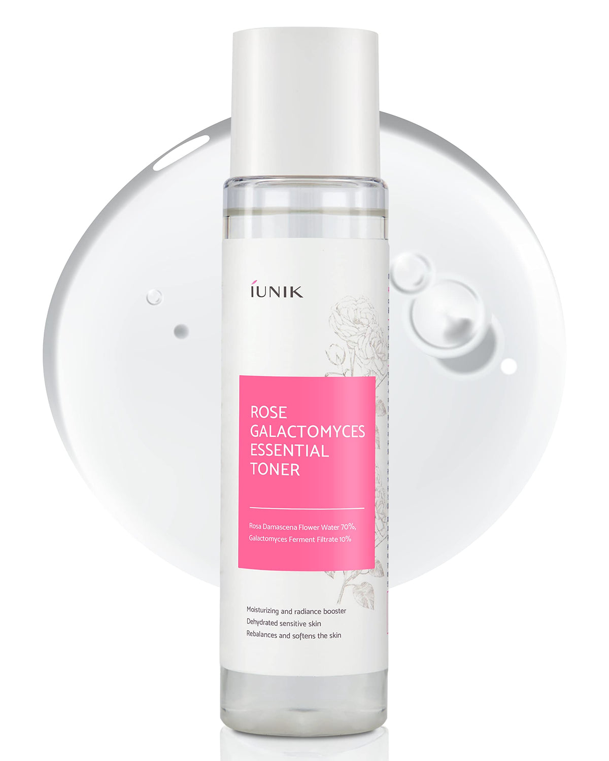 iUNIK Rose Galactomyces Essential Toner 200ml