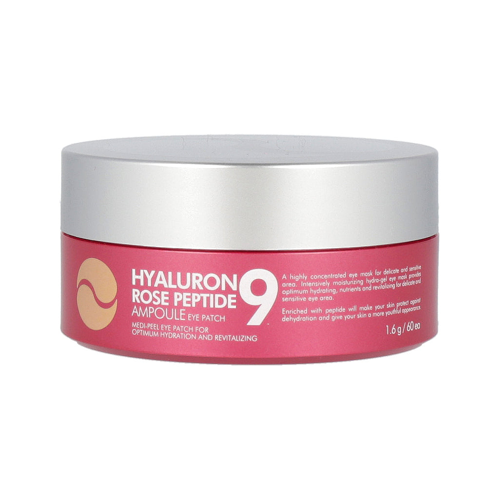 MEDI-PEEL Hyaluron Rose Peptide-9 Ampoule Eye Patch 1.6g x 60 Pads - Dodoskin