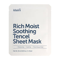 Klairs Rich Moist Soothing Tencel Sheet Mask 25ml x 5ea - Dodoskin