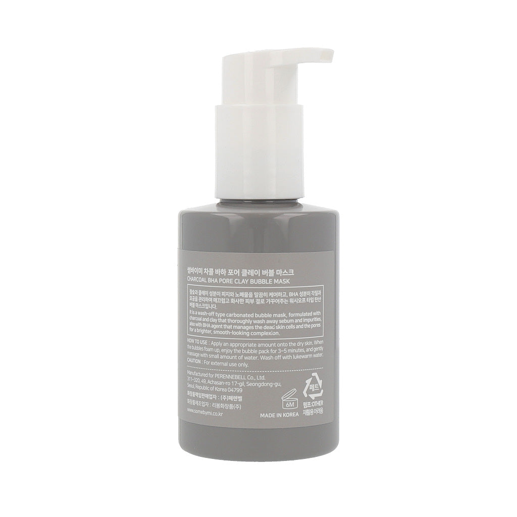 SOME BY MI Charcoal BHA Pore Clay Bubble Mask 50ml - Dodoskin