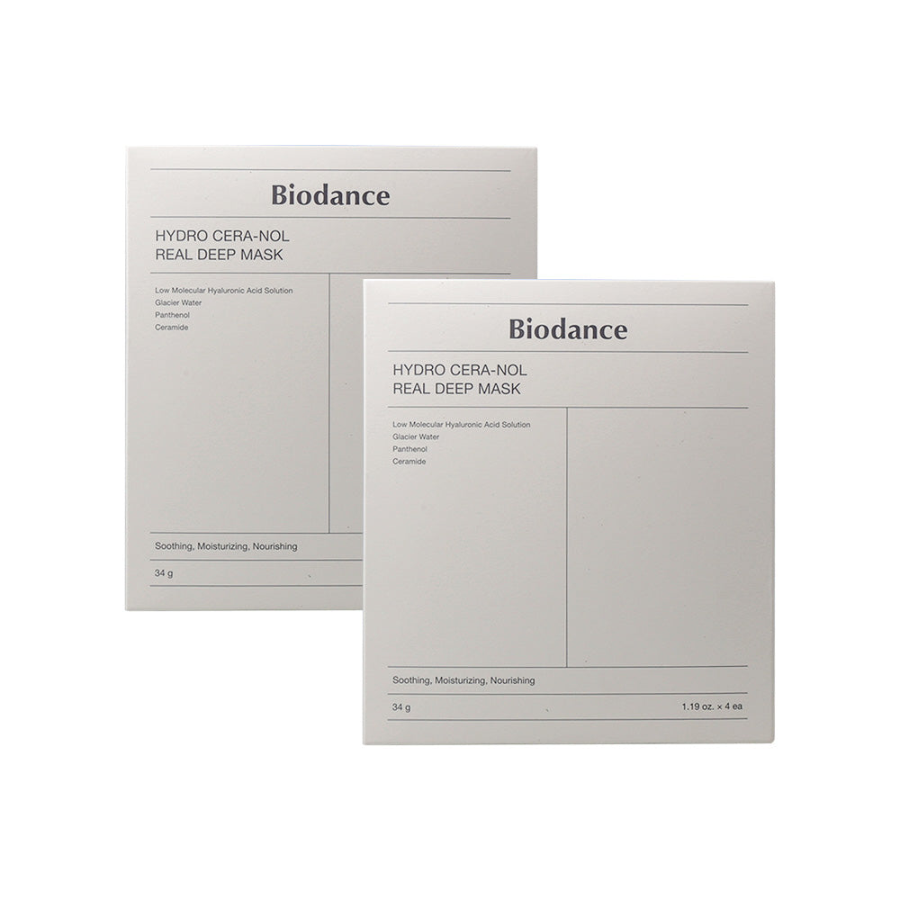 Biodance Hydro Cera-Nol Real Deep Mask Sheet 34g 4ea (1BOX)
