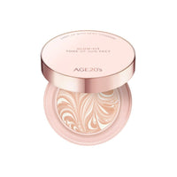 The AGE20's Glow-fit Tone-up Sun Pact is a compact sunscreen designed to provide both sun protection and a brightening effect.