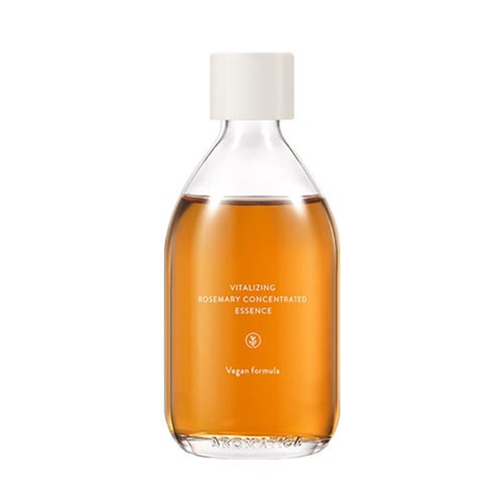 The AROMATICA Vitalizing Rosemary Concentrated Essence 100ml is a revitalizing and hydrating essence designed to invigorate and nourish the skin.