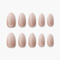 MUZMAK Nail Tips 36pcs #Amber(Almond)