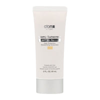 Atomy Sunscreen Beige SPF50+ PA+++ 60ml: A beige sunscreen with high sun protection factor (SPF50+) and PA+++ rating. 60ml size.