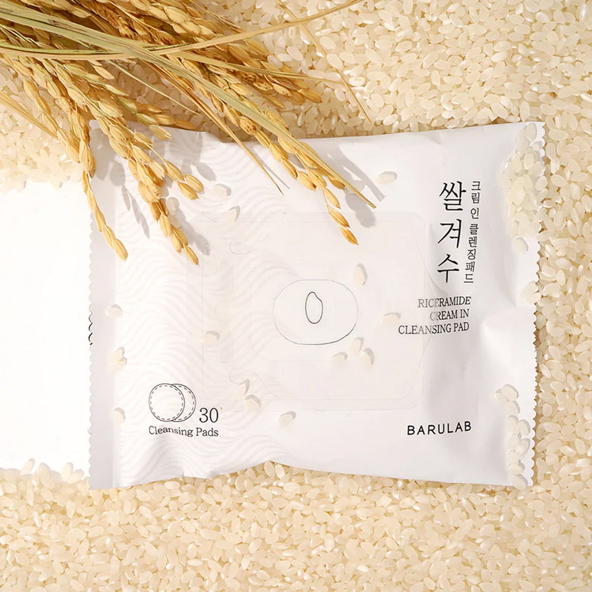 BARULAB Riceramide Cream In Cleansing Pad 30ea