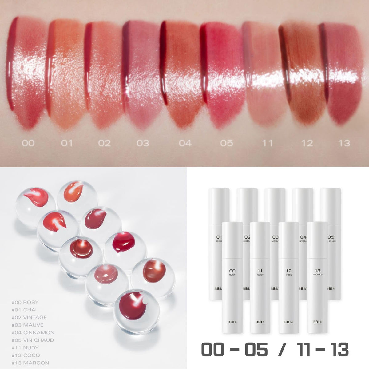 BBIA Glow Lip Tint 3.2g (14 Colors)