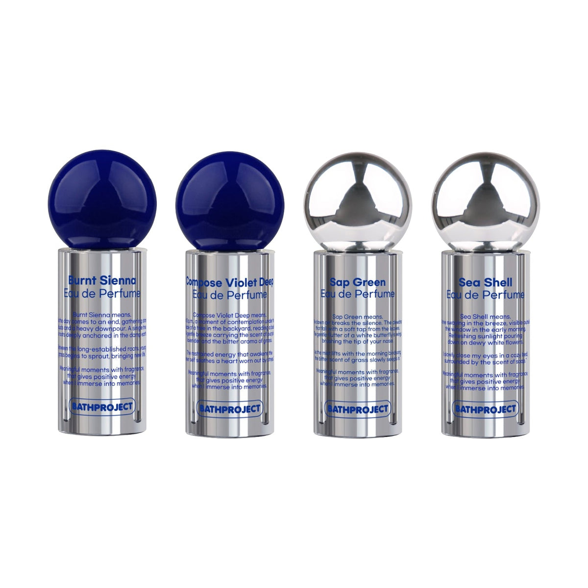 Bathproject Eau de Perfume 18ml 4 Types