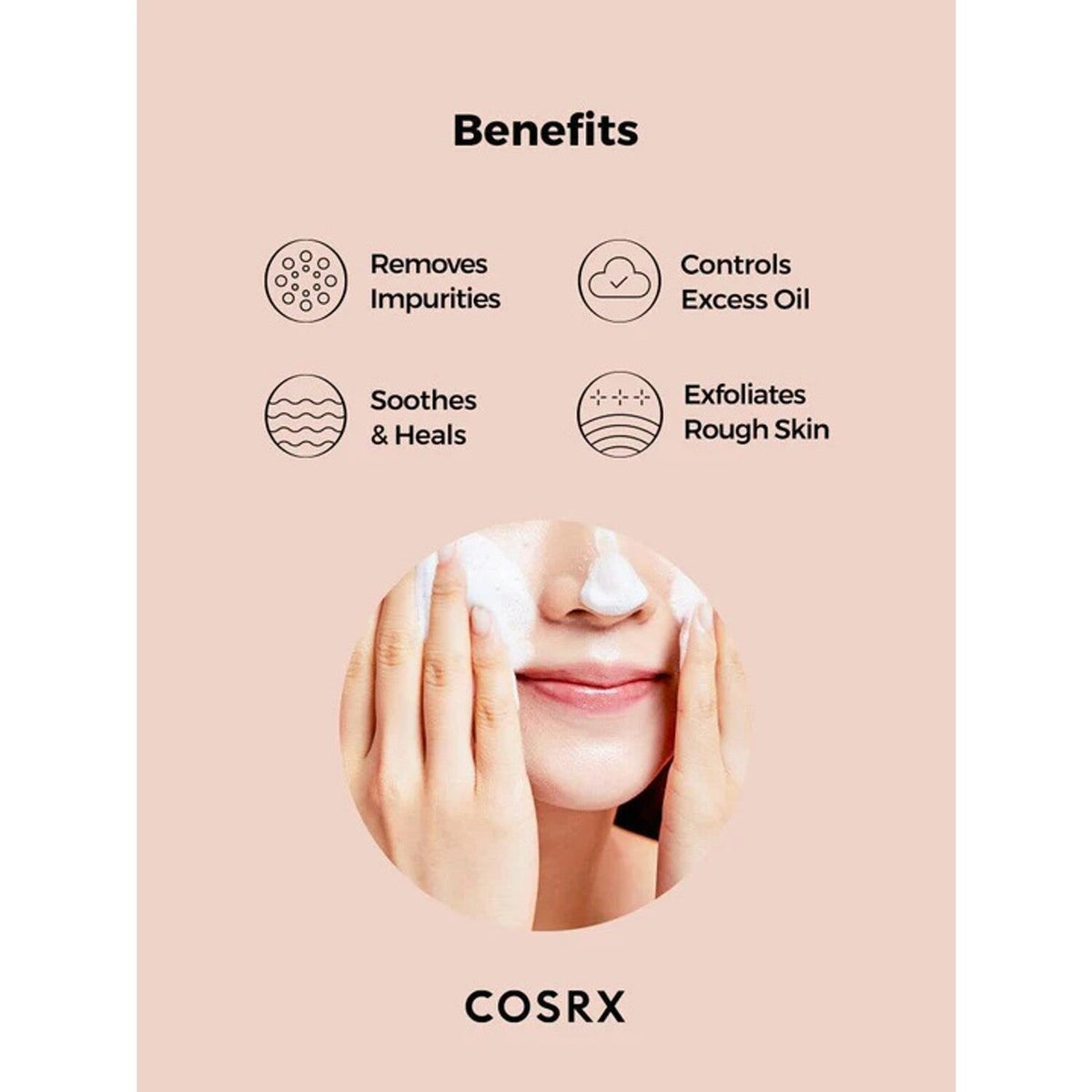 this cleanser helps to remove impurities and excess oil while reducing redness and inflammation.