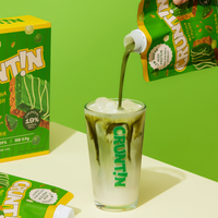 CRUNTIN Crunch Ball Protein Shake – Matcha Flavor, 50g × 5 Packs