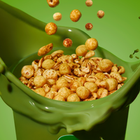 CRUNTIN Crunch Ball Protein Shake – Matcha Flavor, 50g × 5 Packs