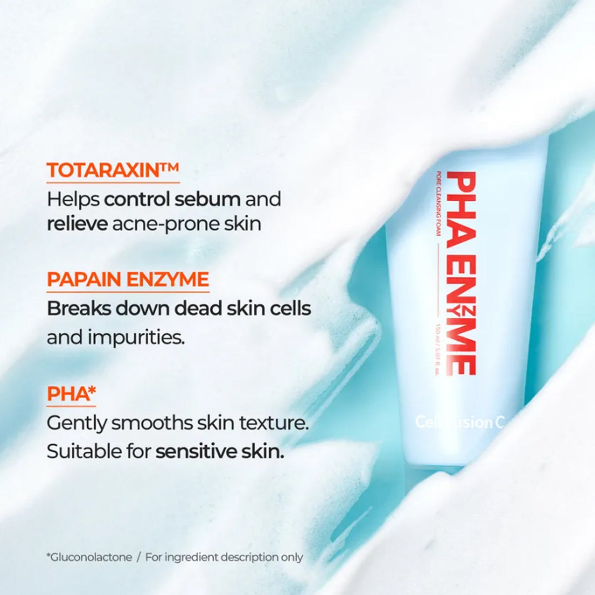 Cell Fusion C PHA Enzyme Pore Cleansing Foam 150ml