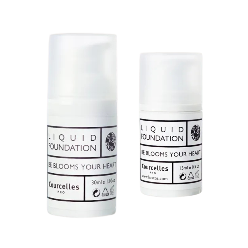 Courcelles Liquid Foundation – NO.100 Low Powdery (Choose 15ml or 30ml)