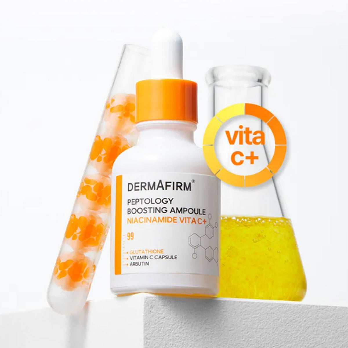 DERMAFIRM Peptology Boosting Ampoule Niacinamide Vita C+ 30ml