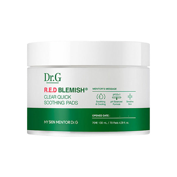 Dr.G Red Blemish Clear Quick Soothing Pad 130ml 70ea