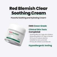 50ml Dr.G Red Blemish Clear Soothing Cream: clean boosting cream for skin health.