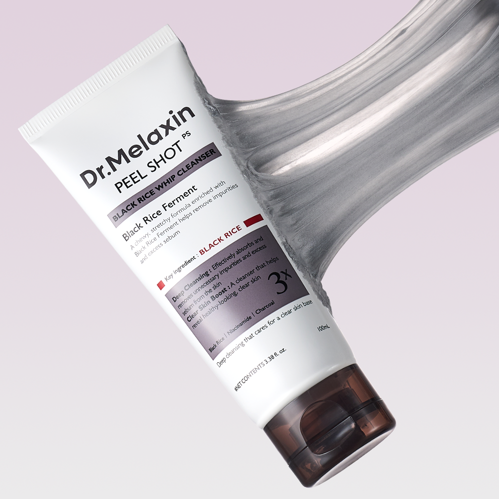 Dr.Melaxin Peel Shot Black Rice Mochi Whip Cleanser 100ml