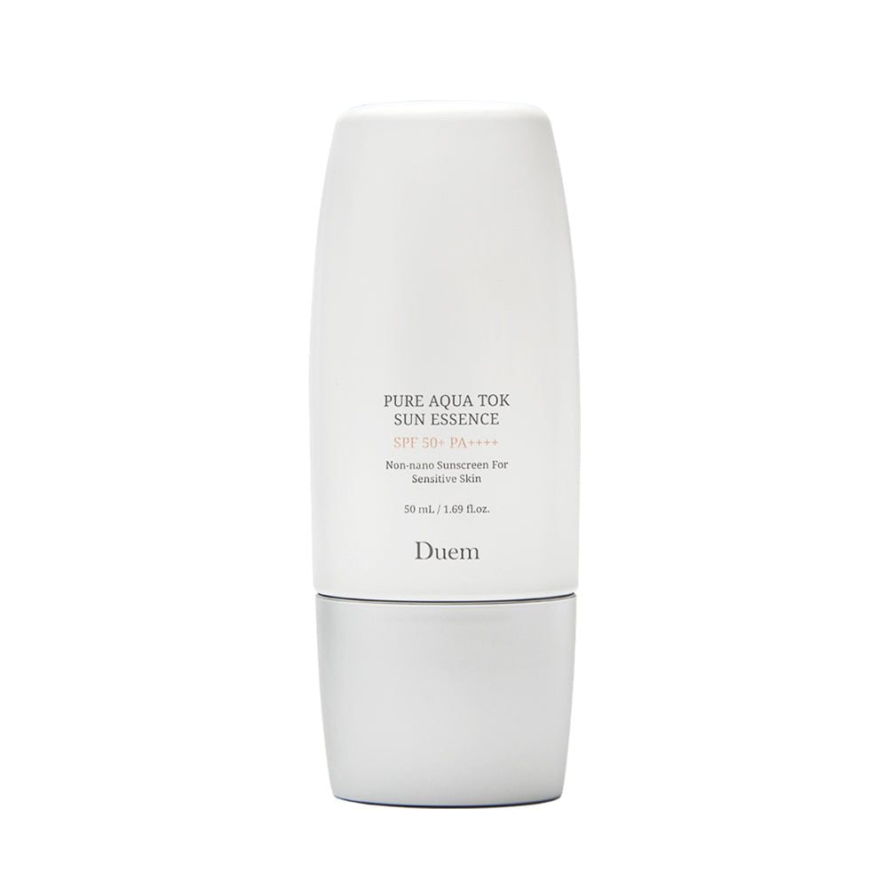 Duem Pure Aqua Tok Sun Essence 50ml is a lightweight sun essence designed to offer high-level sun protection with a hydrating boost.