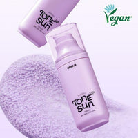Shield your skin with EDIT.B Sunday Sun Serum SPF50+ PA++++ 55ml in a stylish yellow and orange container.