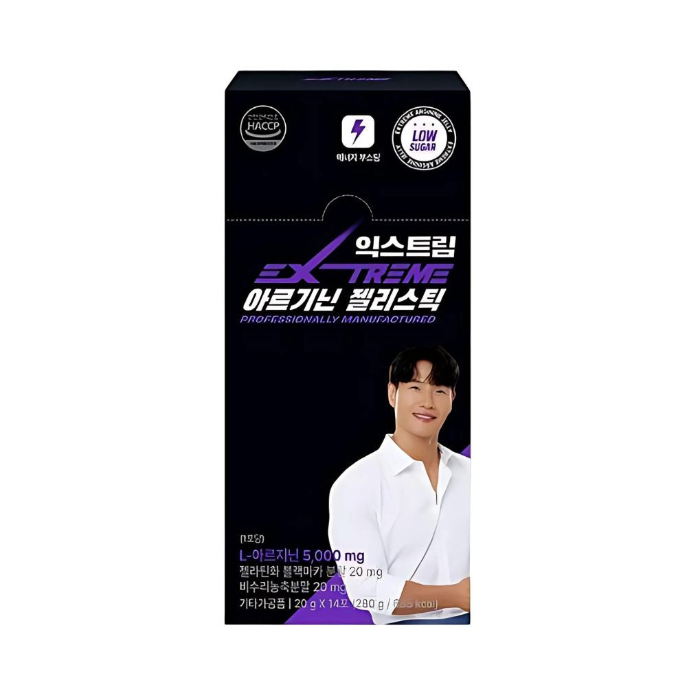 Power up with EXTREME Arginine Jelly Stick, delivering 5000mg of arginine per stick.