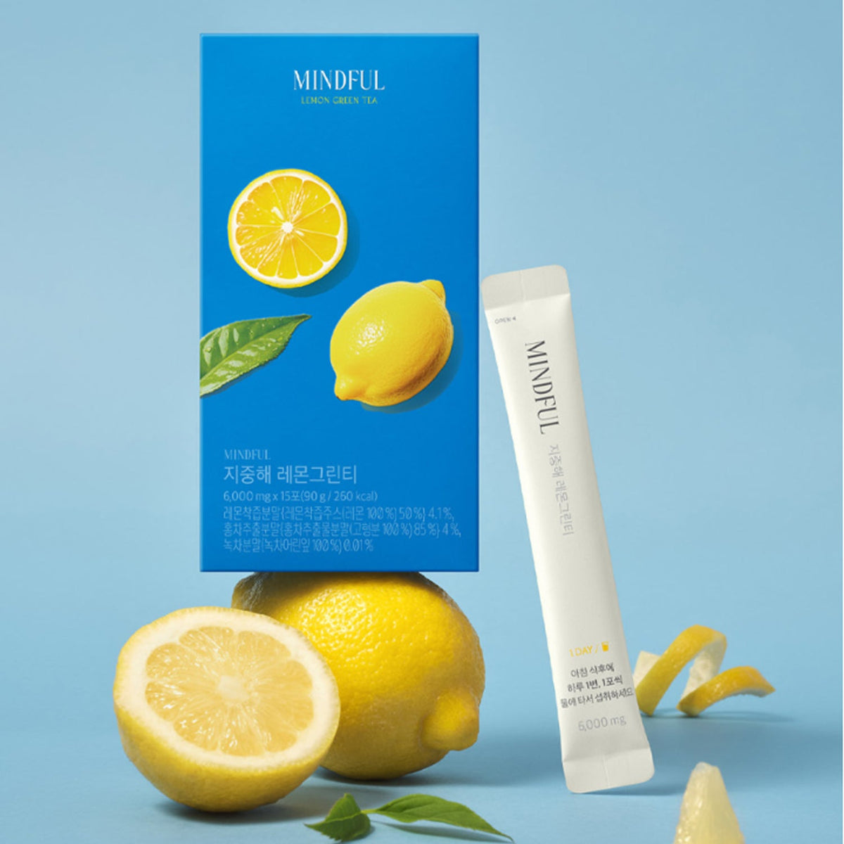 FOODOLOGY Mindful Lemon Green Tea 15 Sticks