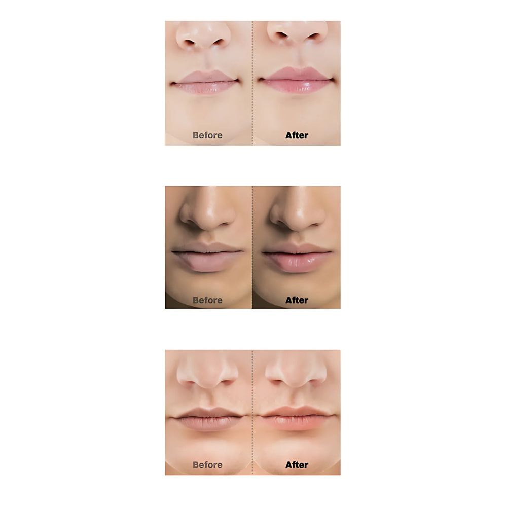 One option provides a transparent finish for natural hydration, while the other offers a tinted version, adding a subtle pop of color while nourishing your lips.