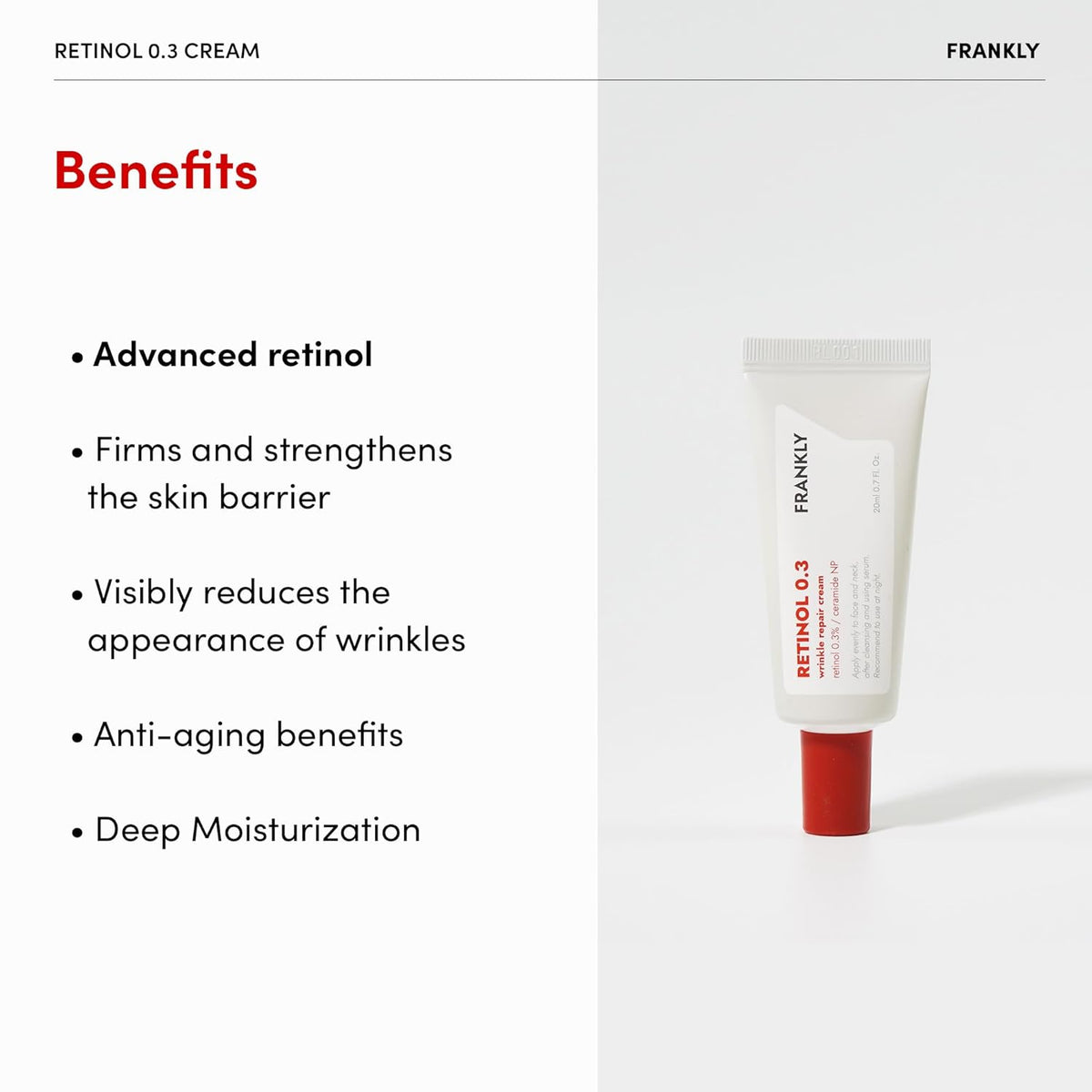 FRANKLY Retinol 0.3% Cream 20ml