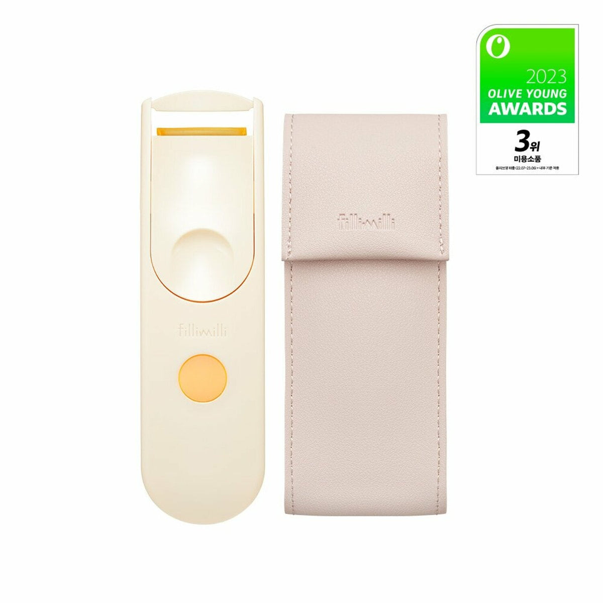 Battery Type Filimili Heating Eyelash Curler - ideal for travel or daily use.