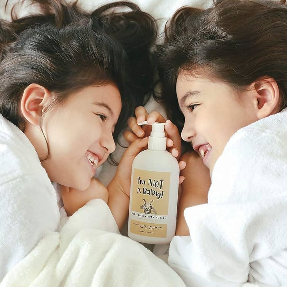 Infused with goat milk, this lotion provides soothing hydration and essential nutrients to both the face and body.