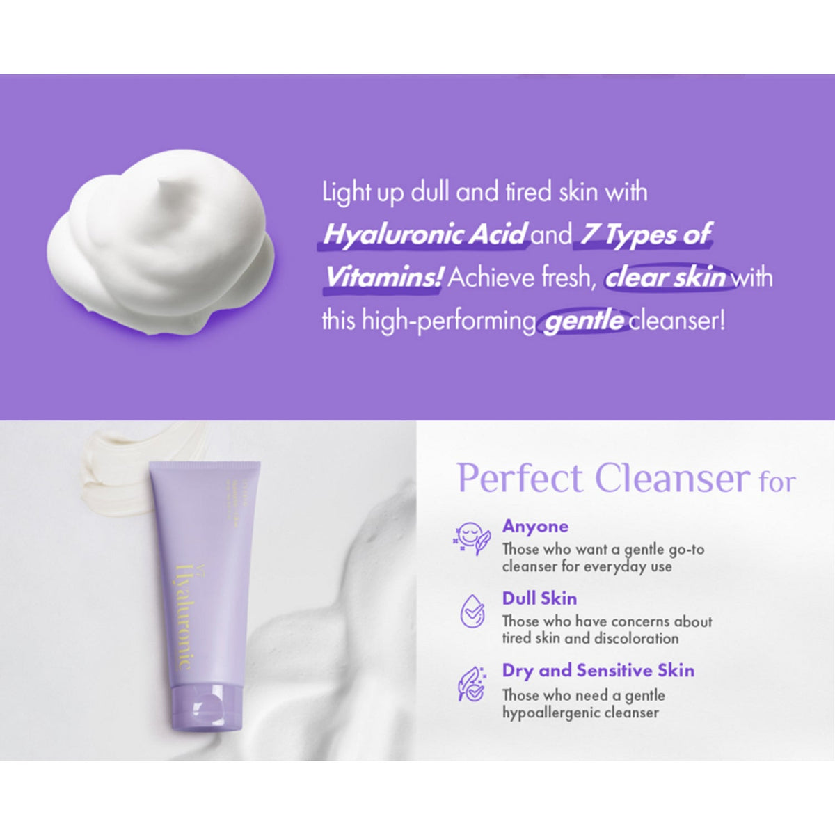 It's SKIN V7 Hyaluronic Cleanser 150ml