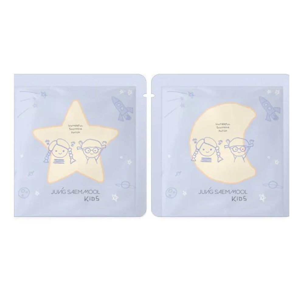 The JUNGSAEMMOOL KIDS Waterful Soothing Patch 10ea is designed to provide gentle relief and hydration for children's sensitive skin.