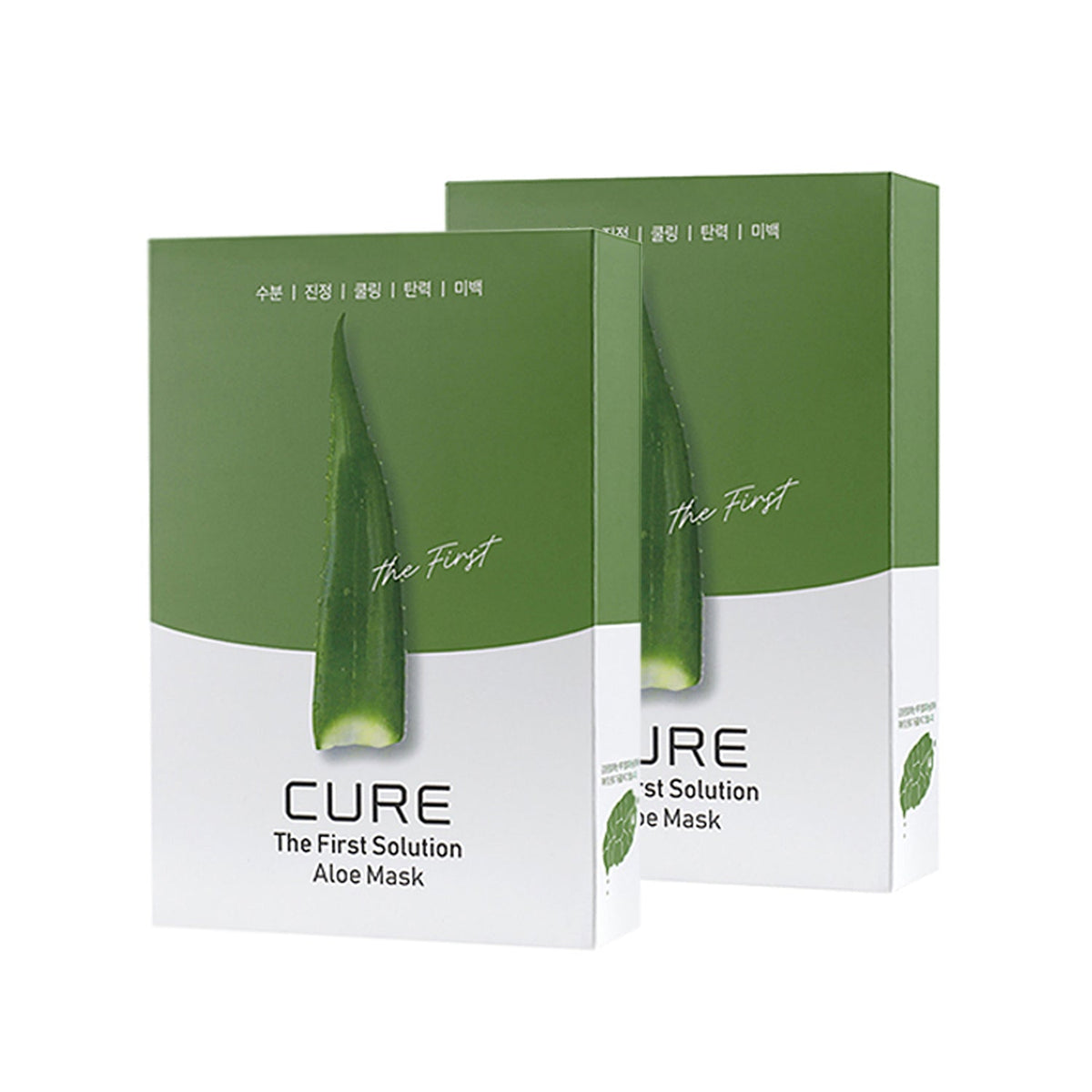 KIM JEONG MOON Aloe CURE The First Solution Aloe Mask Pack 1Box(10 Sheets)