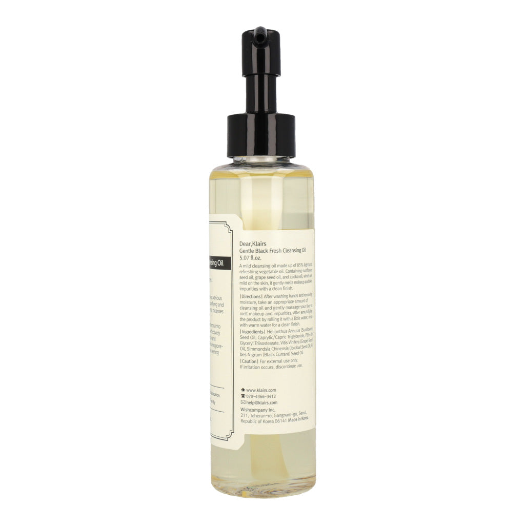 Uses oil to effectively dissolve and remove makeup and impurities.