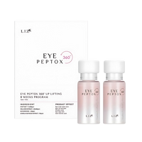LIZ K Eye Peptox 360º Cream, 15ml, two-pack, designed to reduce fine lines and enhance skin elasticity around the eyes.