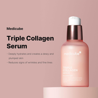 MEDICUBE Triple Collagen Serum 55ml - Combines three types of collagen to provide comprehensive anti-aging benefits, enhancing skin elasticity and firmness.