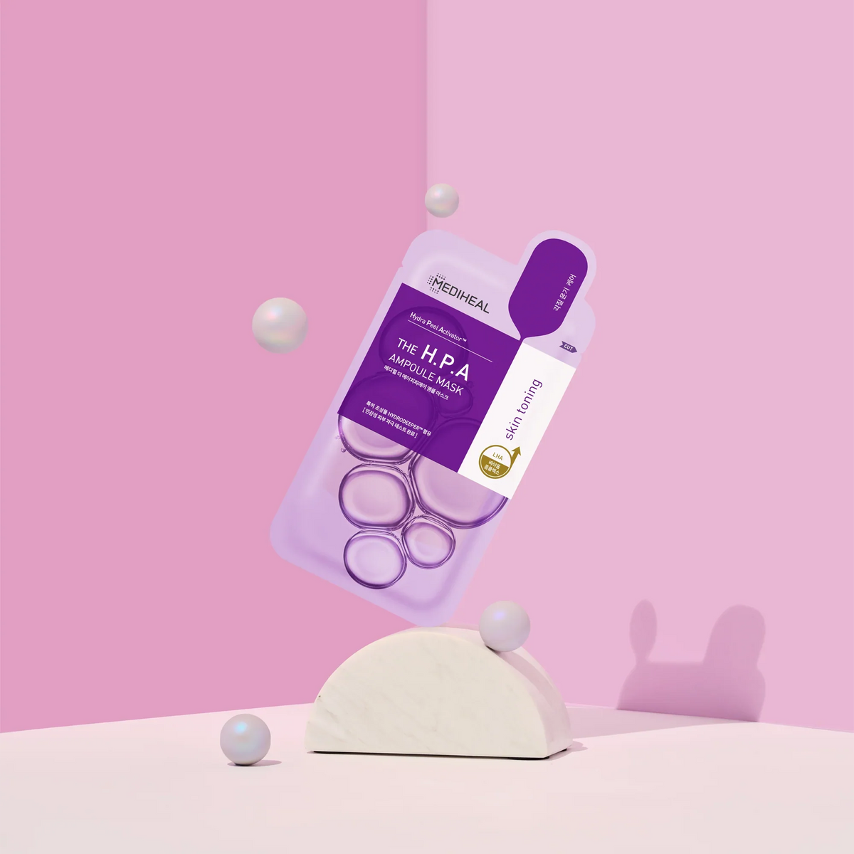 MEDIHEAL THE H.P.A Glowing Ampoule Mask 25ml x 10ea