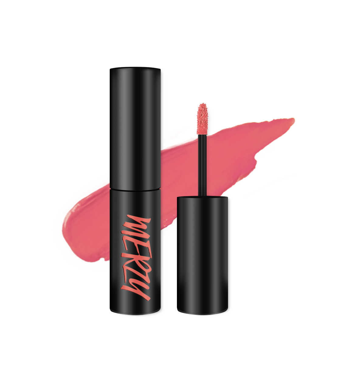 Enhance your makeup collection with MERZY The First Velvet Tint 4.5g, packaged in a stylish black and gold tube.