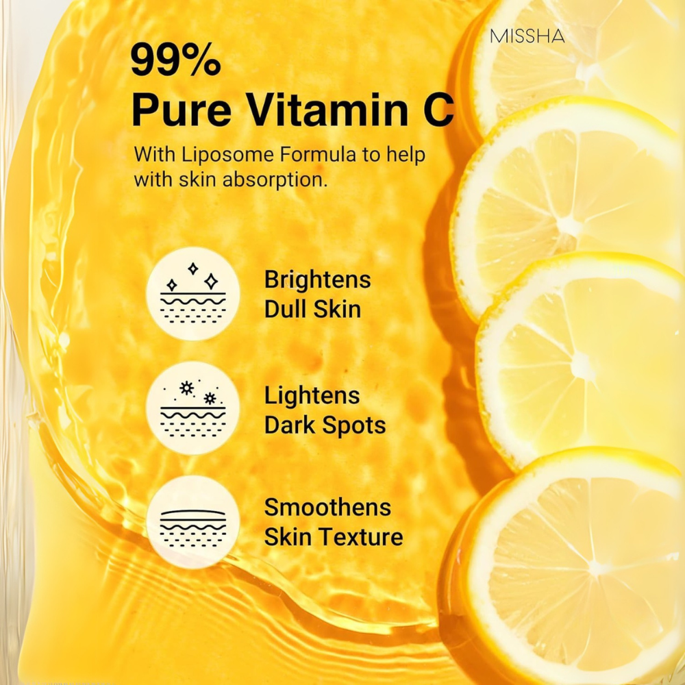 MISSHA Vita C Plus Blemish-C Tone-Up Ampoule Pads 210g (80 Sheets)